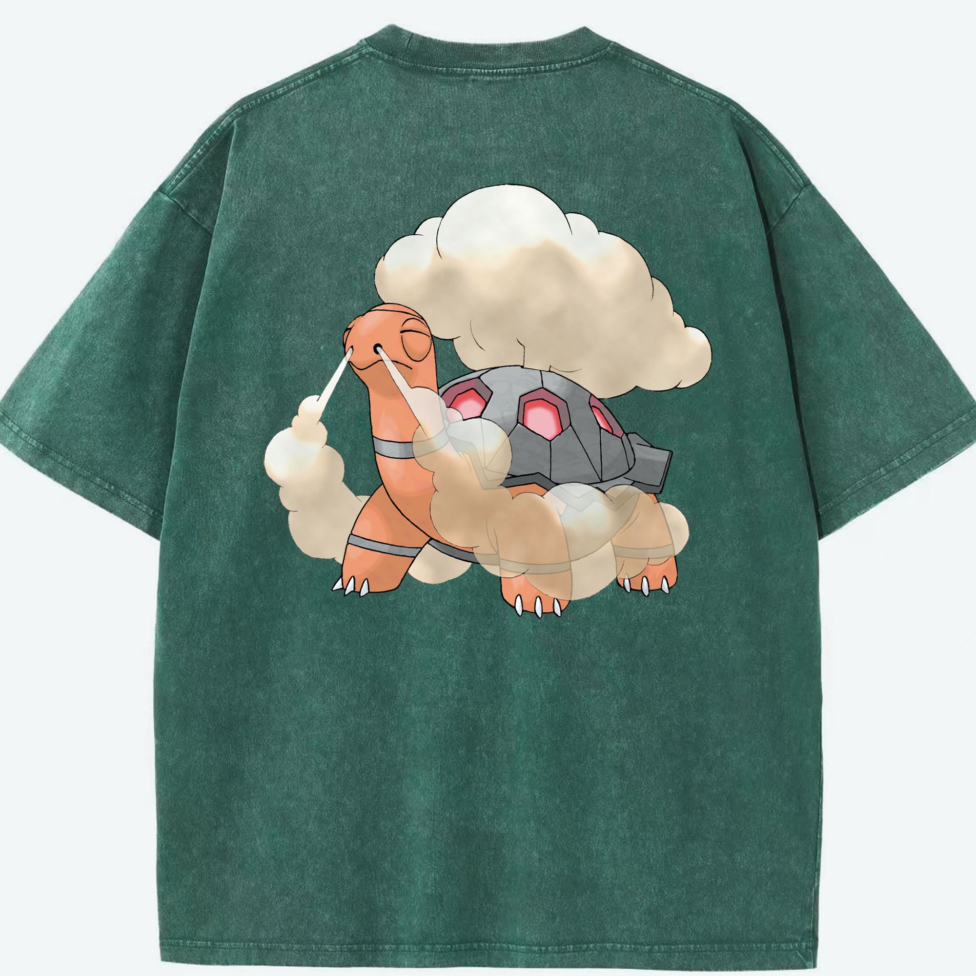 （画像用） ポケットモンスター Pokémon 綿100% ヴィンテージ風 半袖Tシャツ（背面プリント）